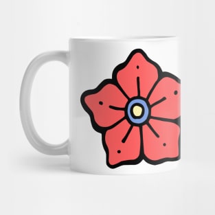 Red Rose Traditional Tattoo Mug